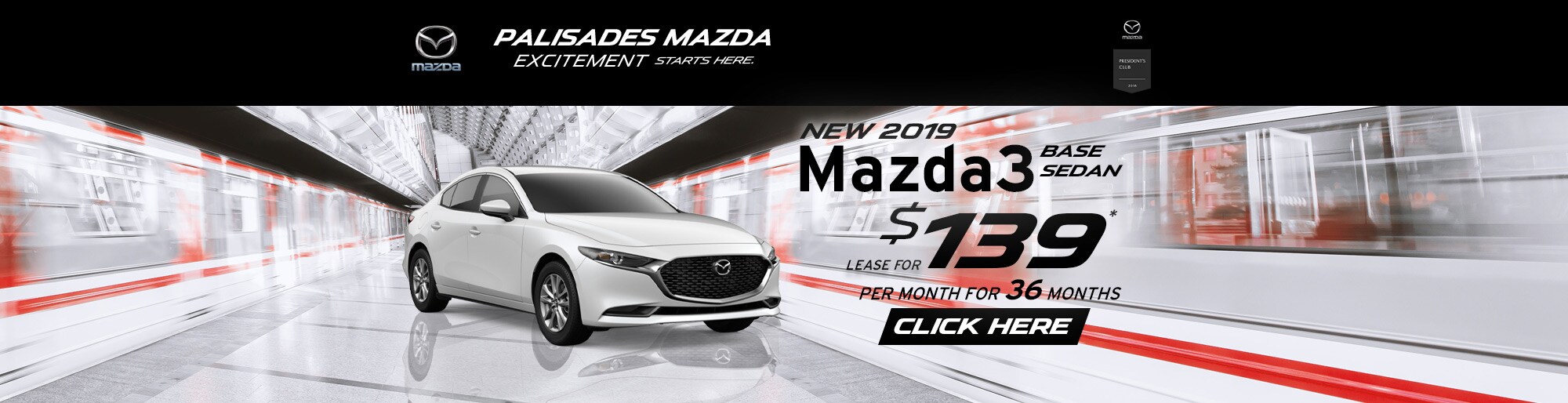 Mazda3 lease deal image