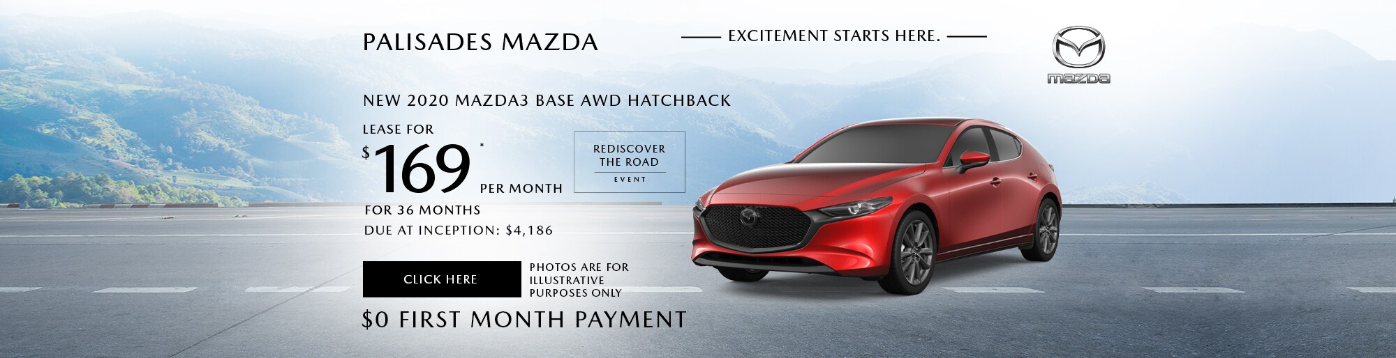 Mazda3 hatchback lease deal image