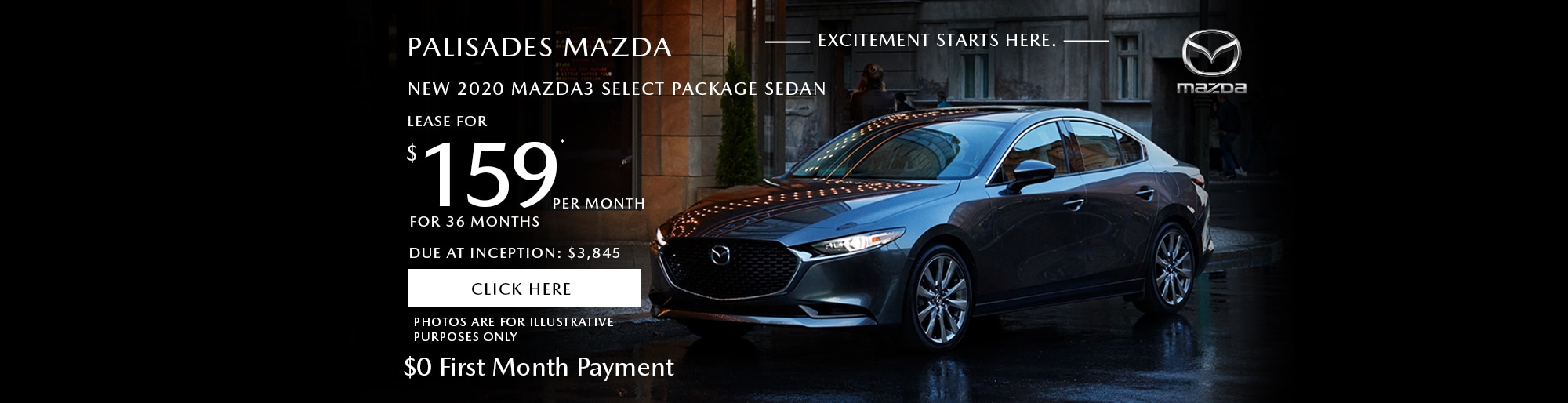 Mazda3 lease deal image