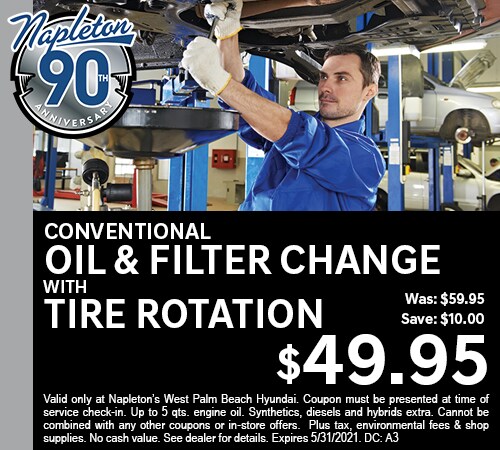 Oil & Filter Change with Tire Rotation