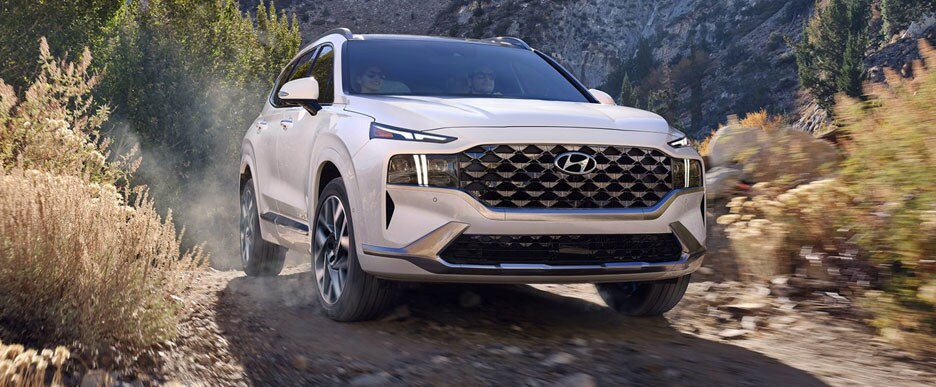 Hyundai Santa Fe Quartz White Hyundai Santa Fe in West Palm Beach