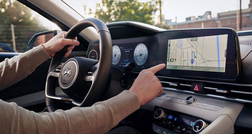 Elantra 10.25 Touchscreen Display Navigation