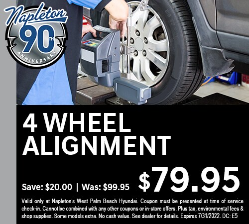 4 Wheel Alignment Coupon