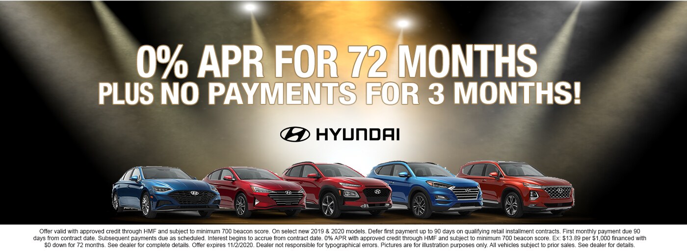 0% APR for 72 Months PLUS No Payments for 3 Months!