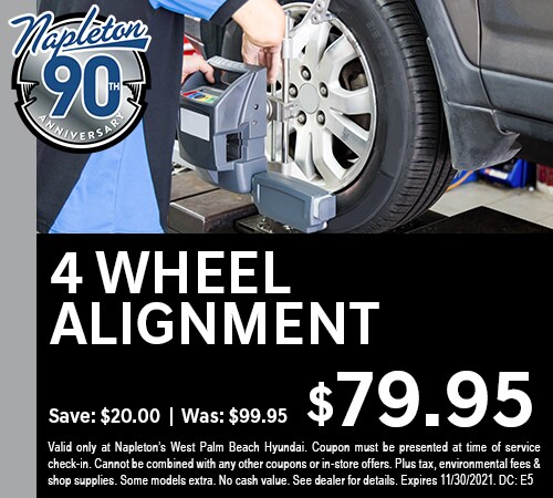 4 Wheel Alignment Coupon