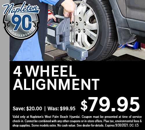 4 Wheel Alignment Coupon