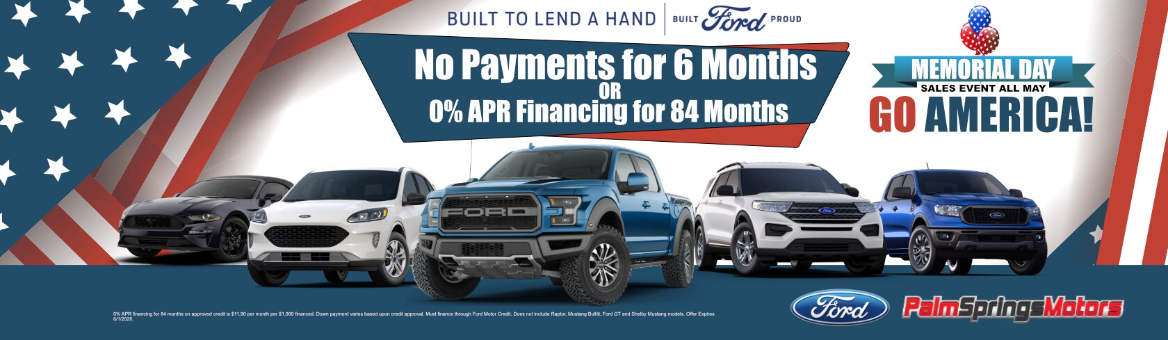 Ford Memorial Day Sale May-2020