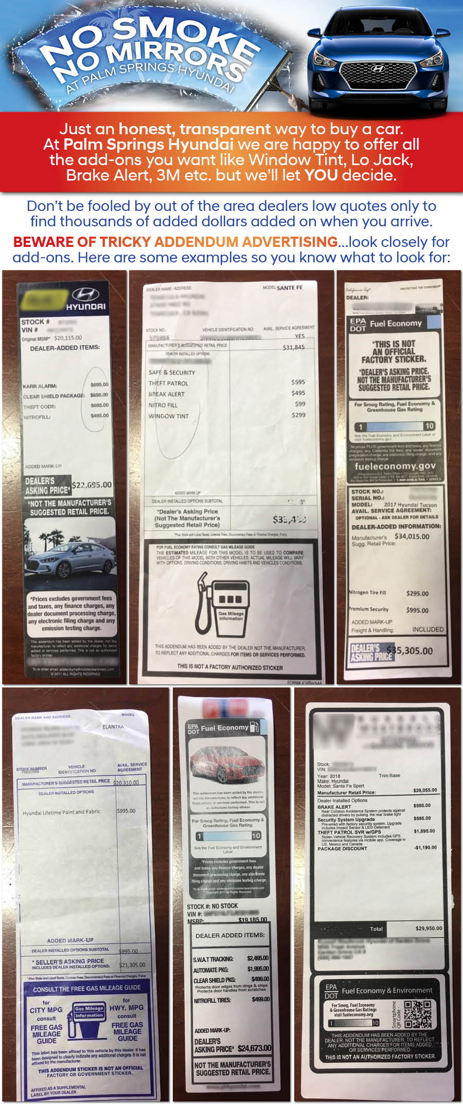 No Smoke & Mirrors at Palm Springs Hyundai