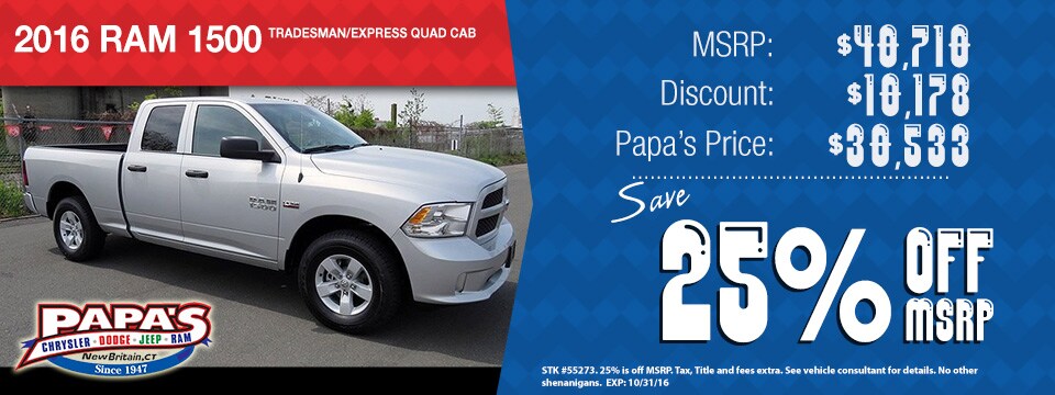 2016 Dodge Ram 1500 Discounted and on sale #55273.jpg
