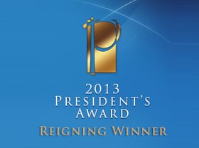 2013 Honda President's Award winner - Park Honda