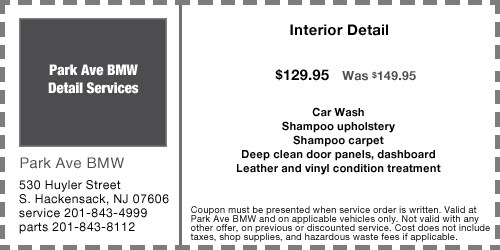 Bmw Car Wash Nj Interior Amp Exterior Detailing In