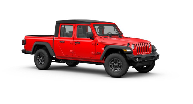 Red 2020 Jeep Gladiator Sport