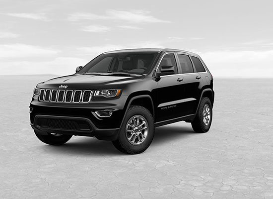 a black 2019 Jeep Grand Cherokee Laredo