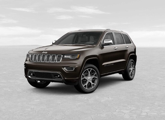 A brown 2019 Jeep Grand Cherokee Overland