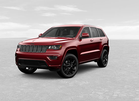 A red 2019 Jeep Grand Cherokee Altitude