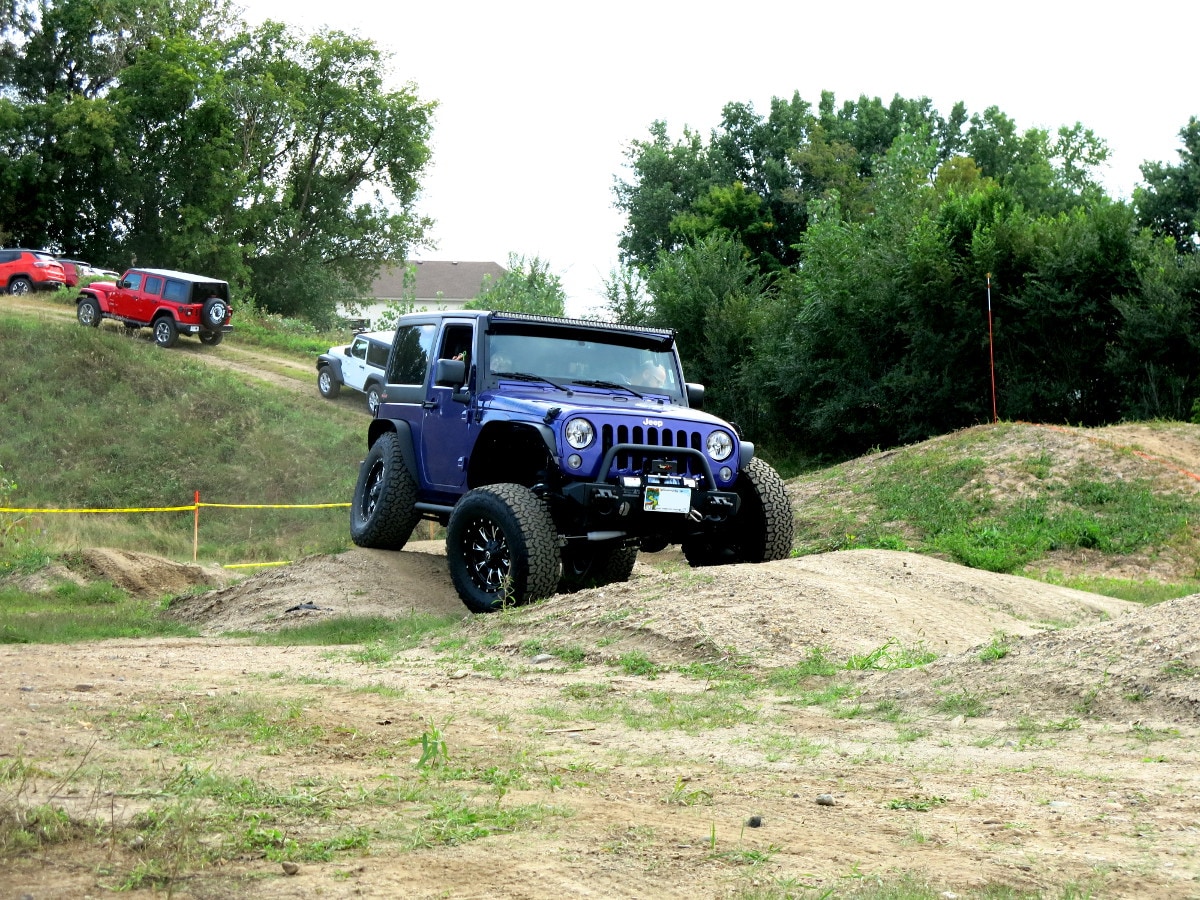 Purple Jeep Wrangler