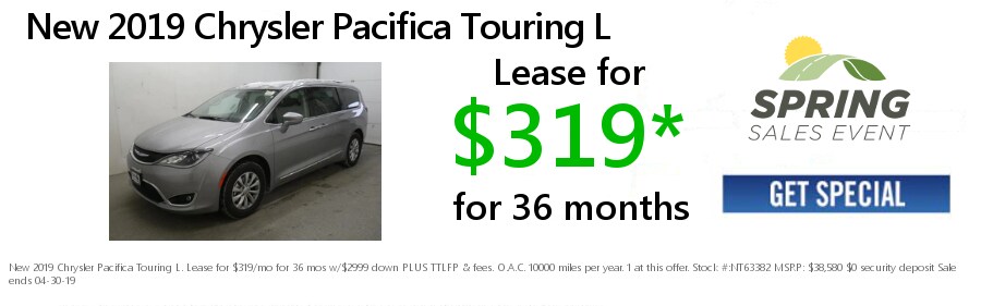 2019 Chrysler Pacifica Lease Special
