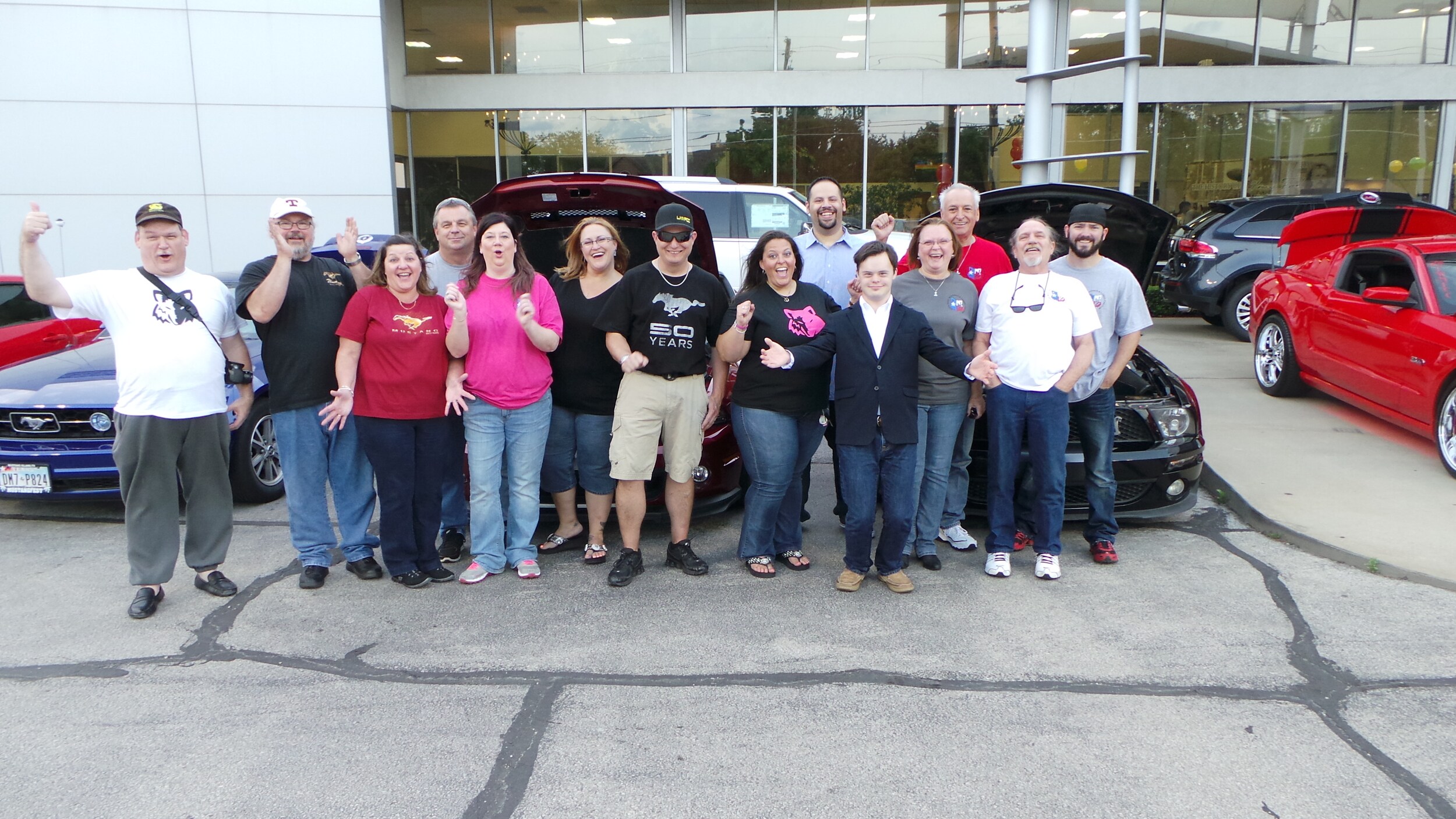 Nick Jones with Lone Wolf Ford and Mustang Collectors Club May 16 2015.JPG