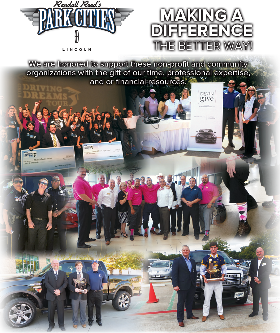 Community & Charity Involvement - Park Cities Lincoln of Dallas - Lincoln Dealer in Dallas, TX.png