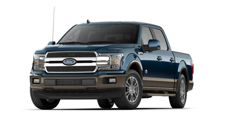 Blue 2018 Ford F-150