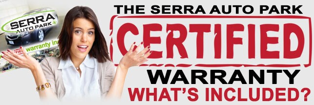 Serra Auto Park Certified Warranty
