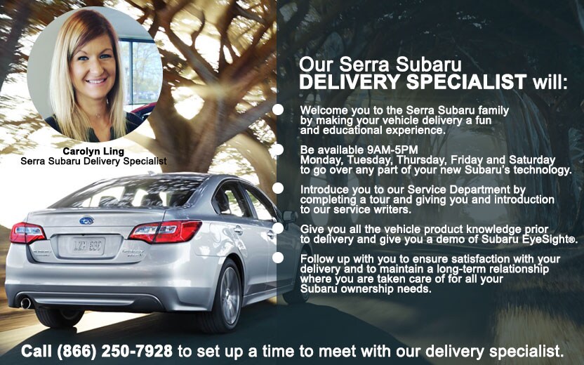 Serra Subaru delivery specialist