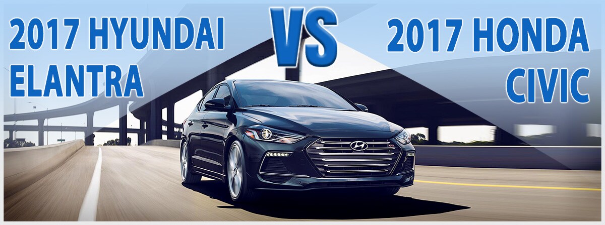 Hyundai Elantra vs. Honda Civic Sedan in Wilmington NC