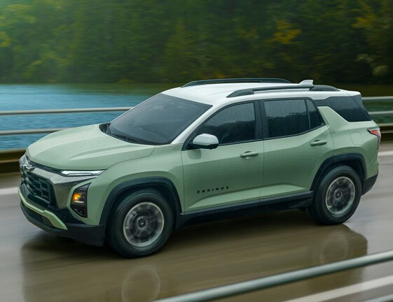 Chevrolet Equinox on the road