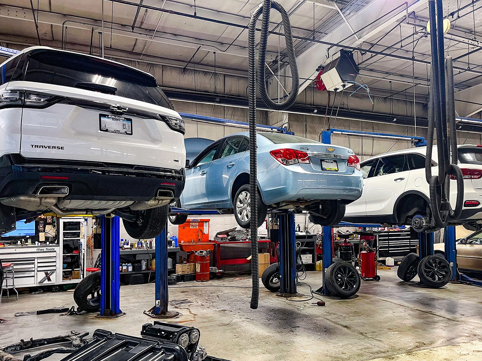 McGrath Chevyland service center in Cedar Rapids, Iowa