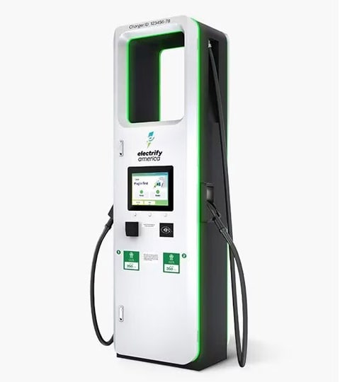 Electrify America charging station for fast and reliable EV charging.