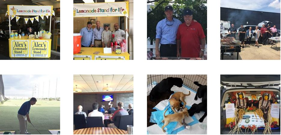 Some of the many organizations that Patrick Cars is proud to sponsor within our community.