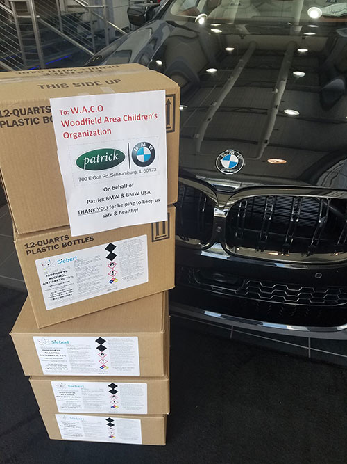 Patrick BMW delivery to Woodfield Area Childrens Organization