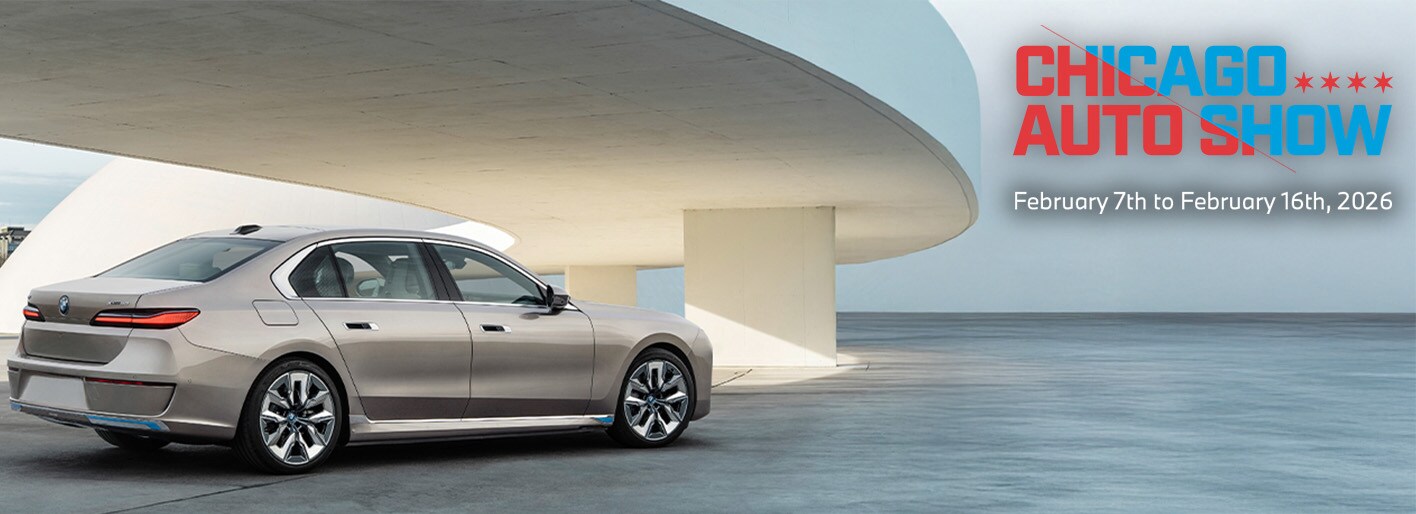BMW vehicle on display at the Chicago Auto Show representing Patrick BMW
