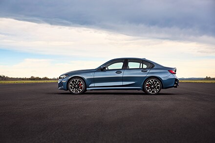 2026 BMW 3 Series exterior showcasing sleek design, bold front grille, and dynamic lines, reflecting the vehicle's sporty and elegant appeal.