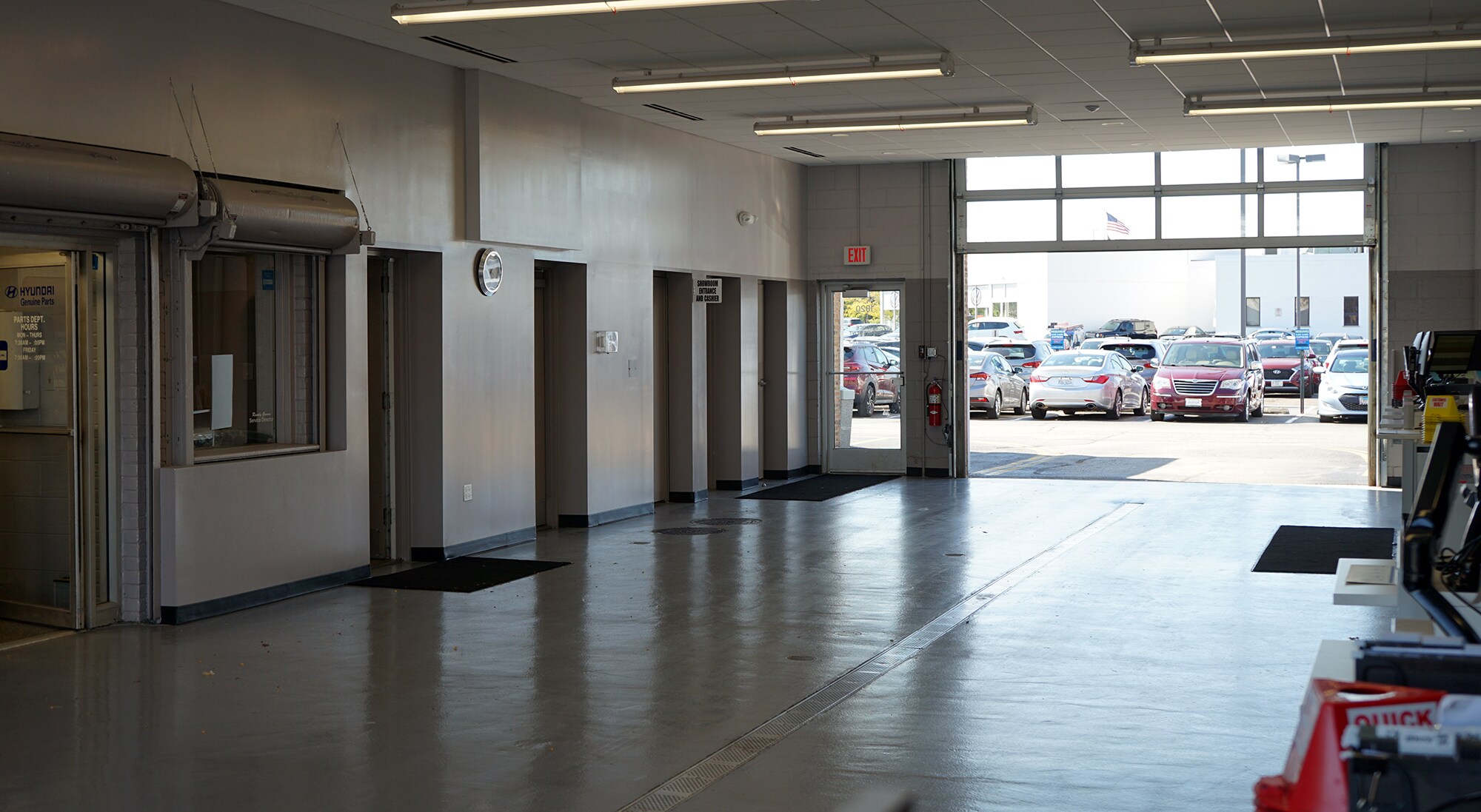 Genesis Service Drive Interior