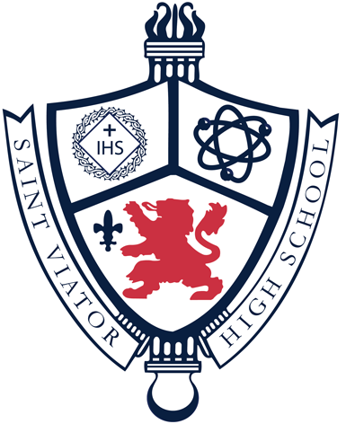 Saint Viator Baseball program logo, representing the school's commitment to excellence in youth baseball, with a focus on teamwork, sportsmanship, and athletic development.