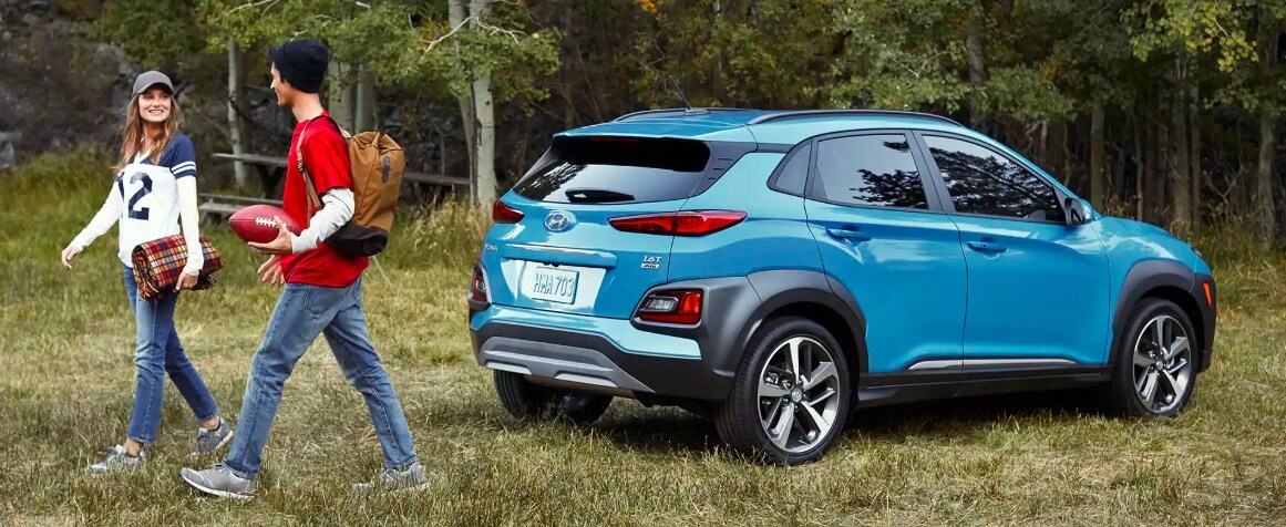 2018 Hyundai Kona Ultimate in Surf Blue.
