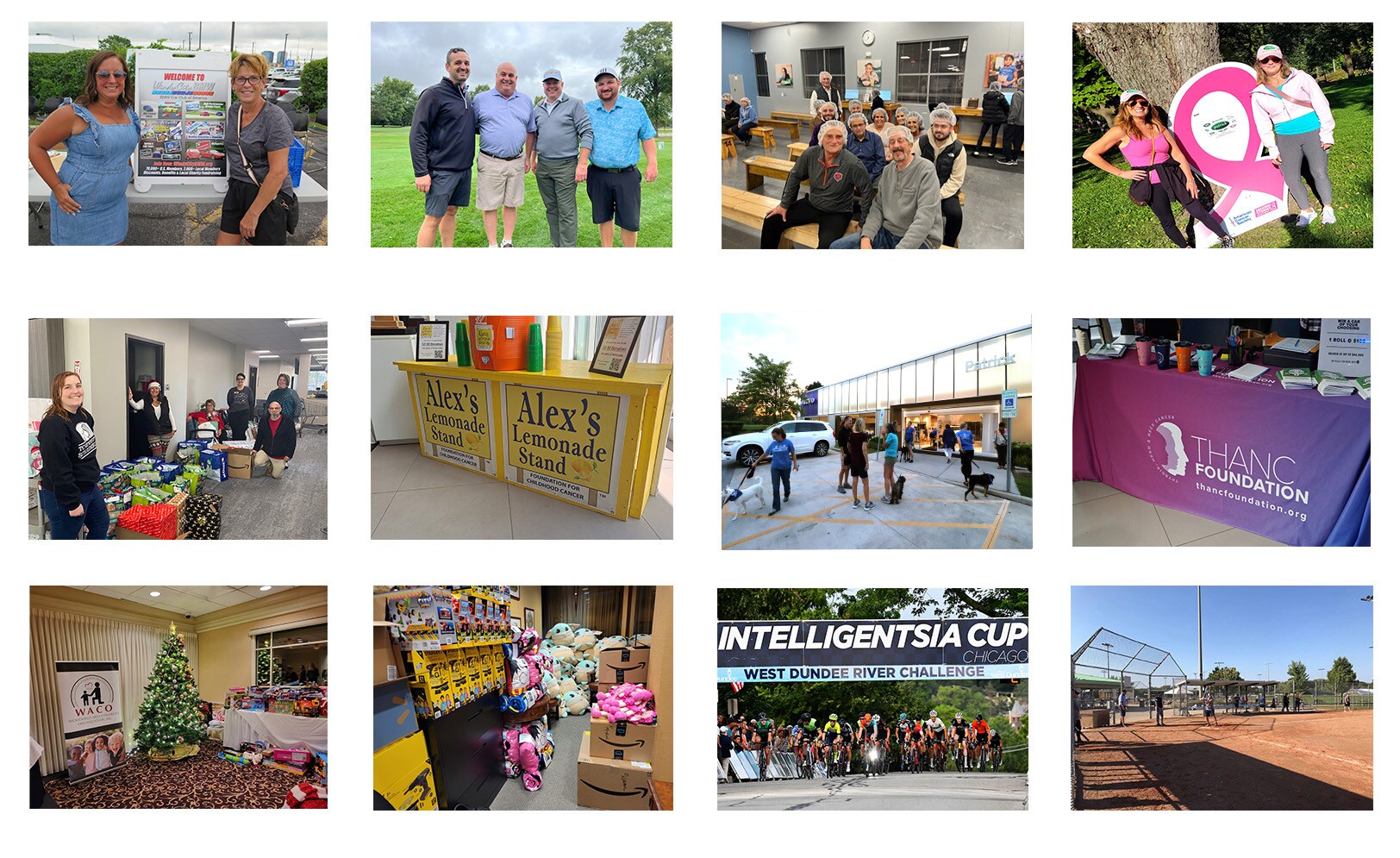 Photographs of some of the many organizations that Patrick Volvo Cars is proud to sponsor within our community.