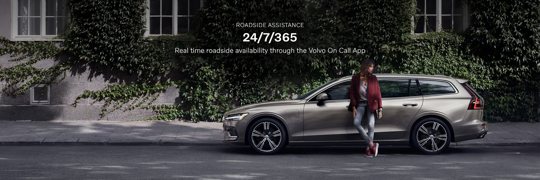 Volvo Roadside Assistance program benefits, including towing, lockout service, fuel delivery, and emergency support.