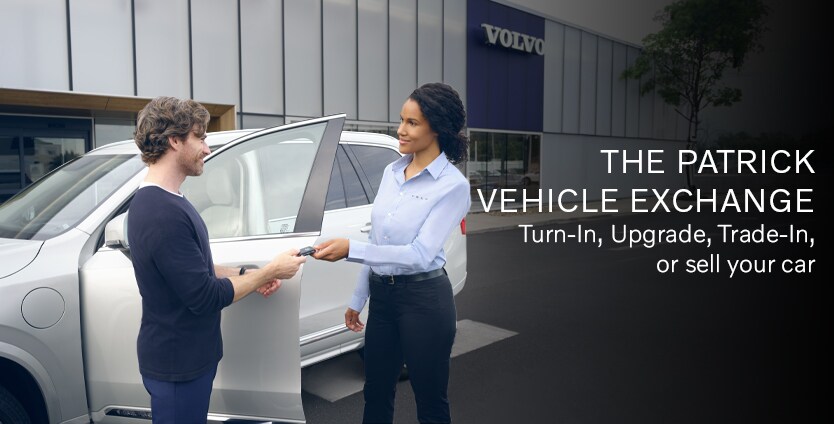 Patrick Vehicle Exchange program at Patrick Volvo Cars - trade in your current vehicle and upgrade to a new or certified pre-owned Volvo with ease.