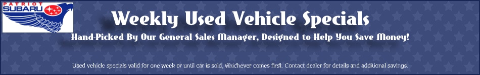 Used Vehicle Specials in North Attleboro, MA