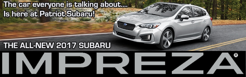 New 2017 Subaru Impreza North Attleboro