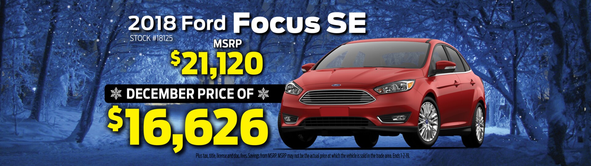 2018 Ford Focus SE