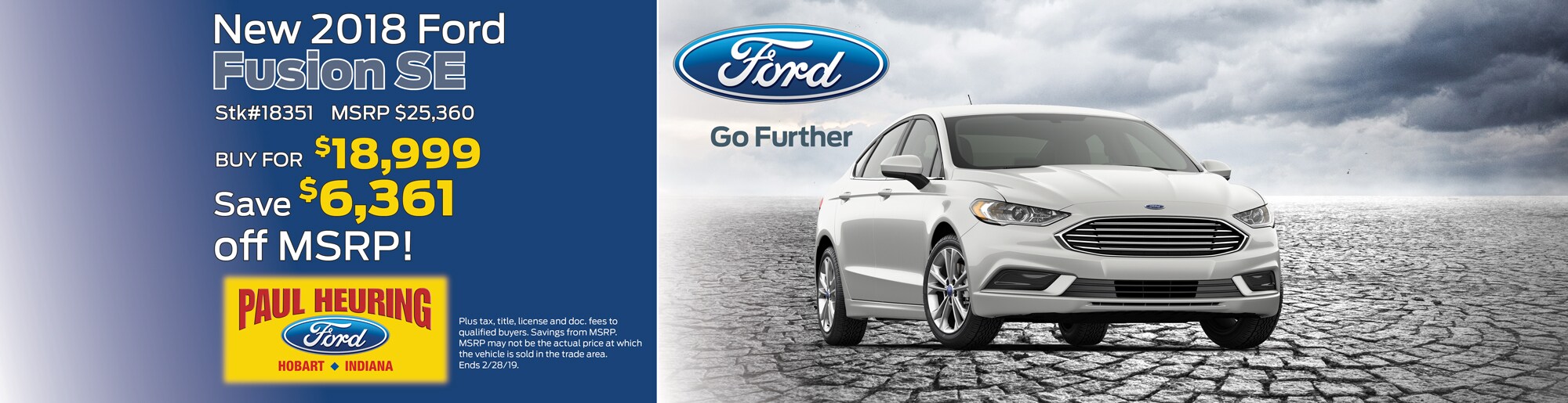 2018 Ford Fusion SE