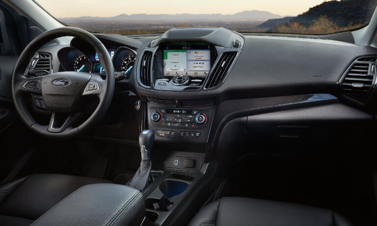 2019 Ford Escape interior infotainment view