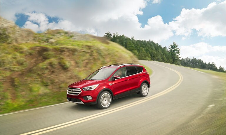 2019 Ford Escape 2019 Ford Escape driving down hill