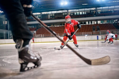 kids ice hockey