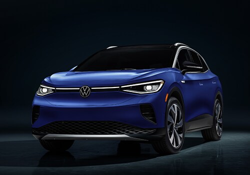 Blue Volkswagen ID.4 1st Edition