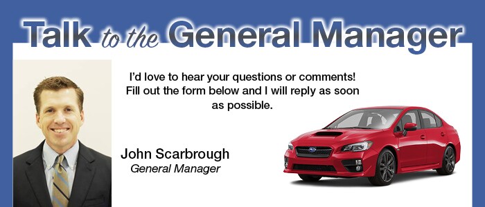 Talk to the General Manager