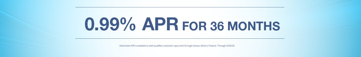 0.99% APR for 36 Months
